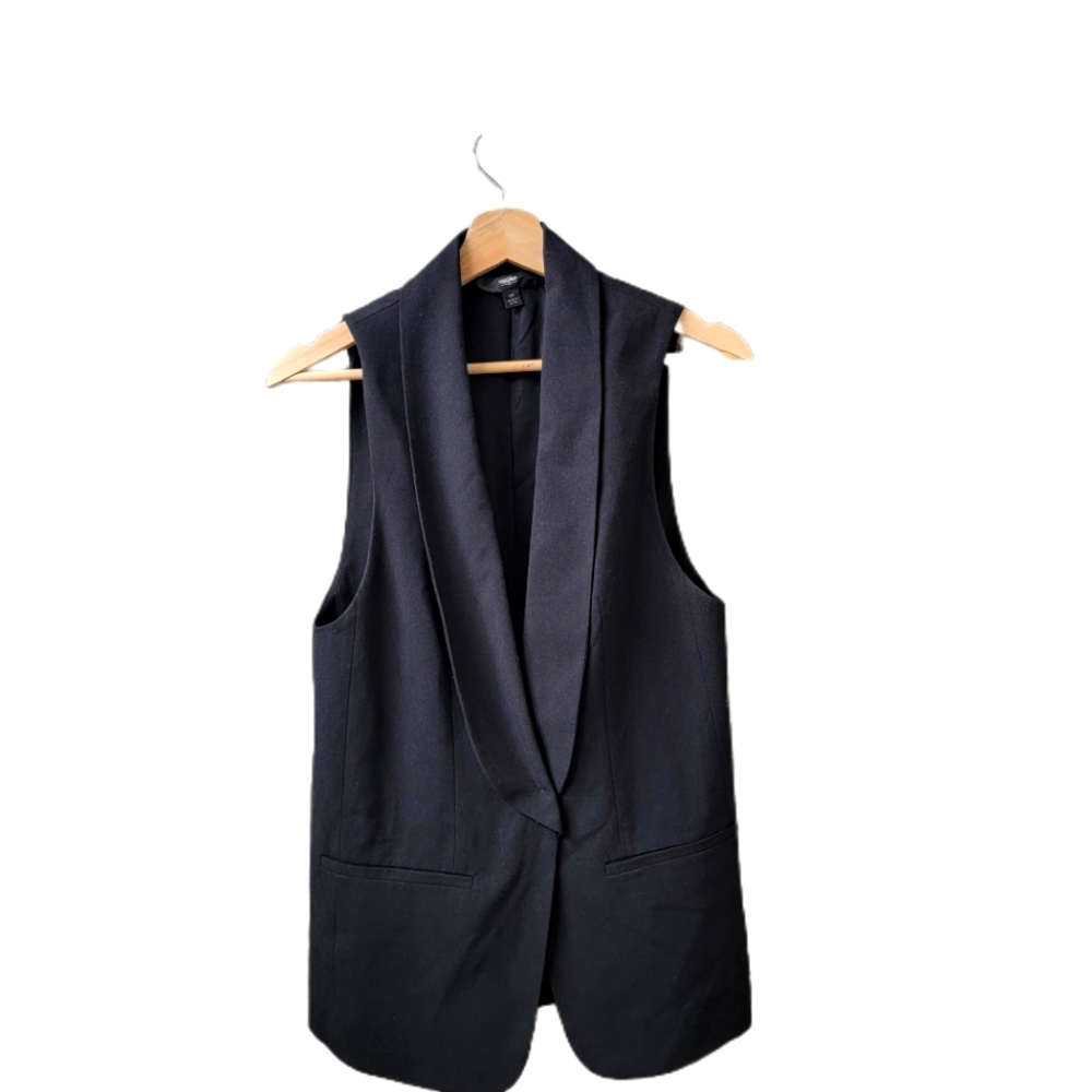 Tailored Black Vest
